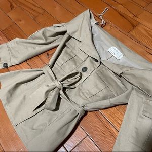 Nicole Miller Off Shoulder Trench Top